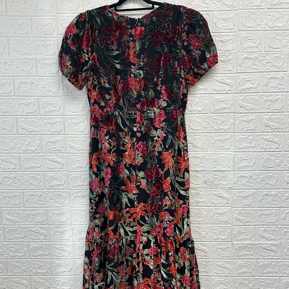 House of Harlow flowered dress size large - Picture 2 of 5